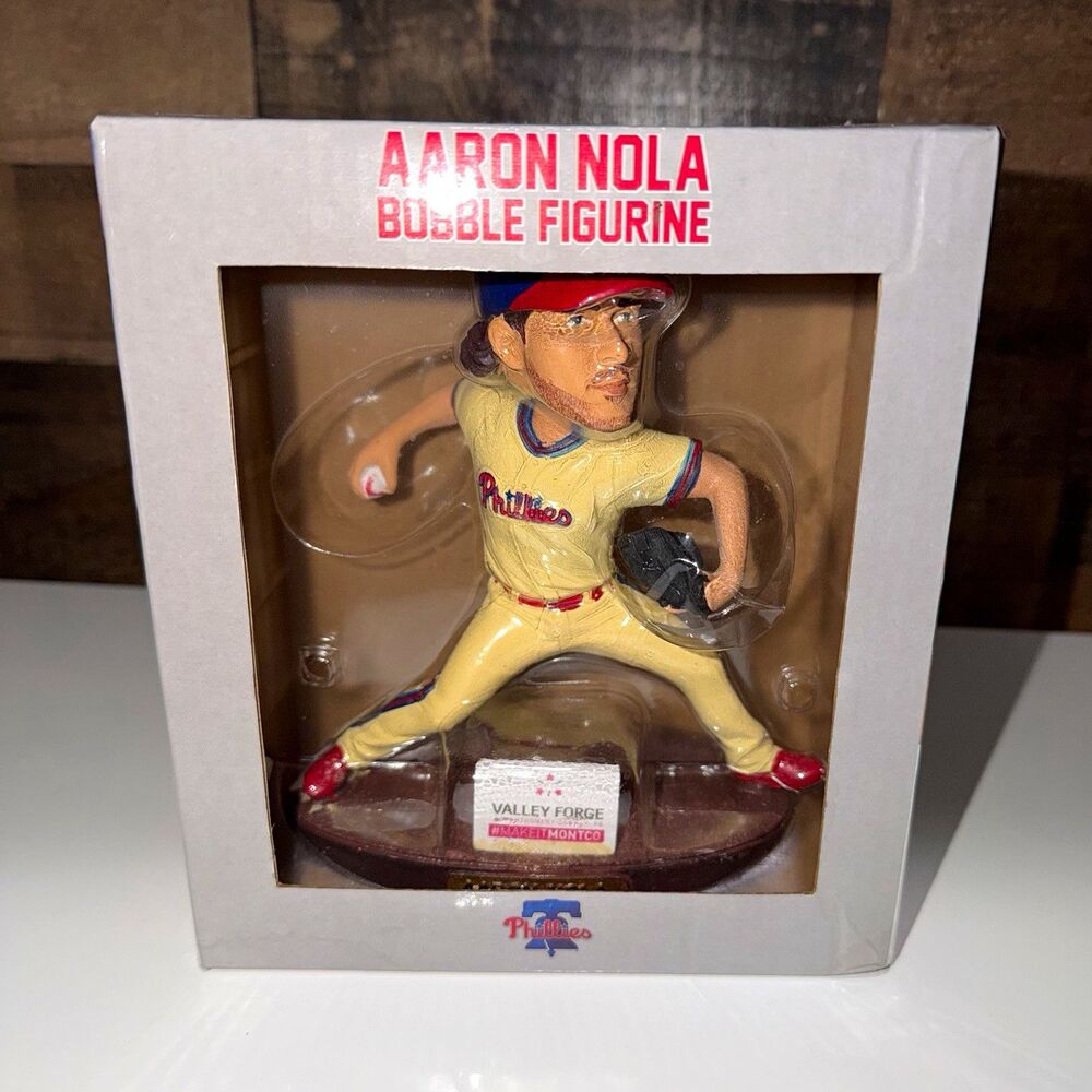 Phillies Aaron Nola Bobblehead Citizens Bank Park Exclusive Plastic New in Box